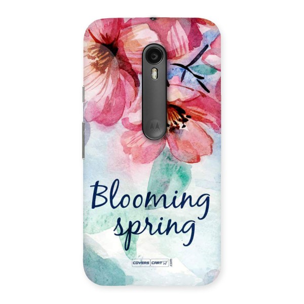 Blooming Spring Back Case for Moto G Turbo