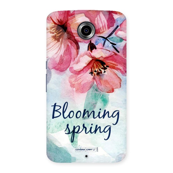 Blooming Spring Back Case for Nexus 6
