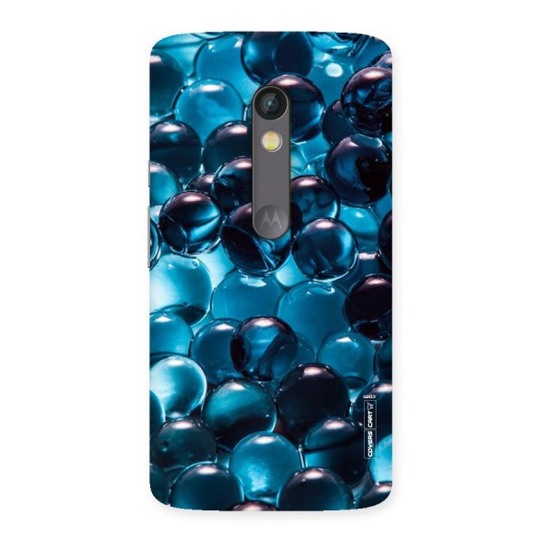 Blue Abstract Balls Back Case for Moto X Play