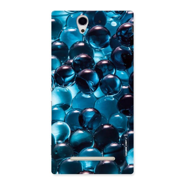 Blue Abstract Balls Back Case for Sony Xperia C3