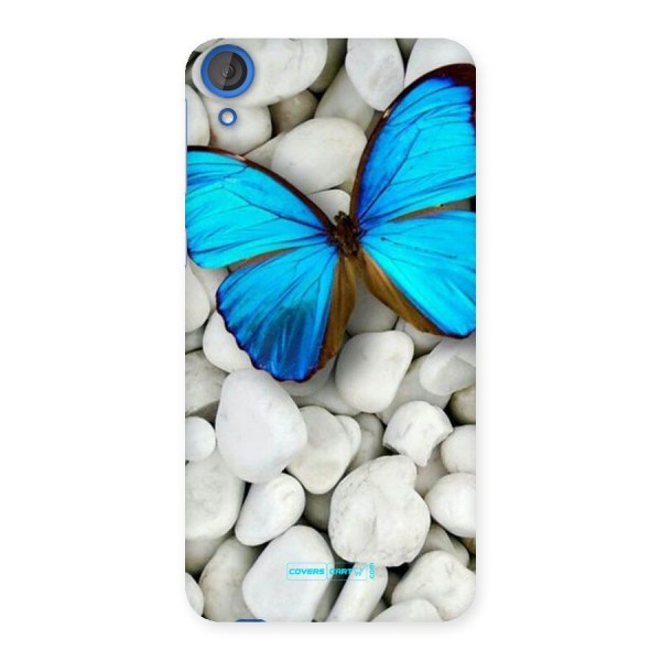 Blue Butterfly Back Case for HTC Desire 820