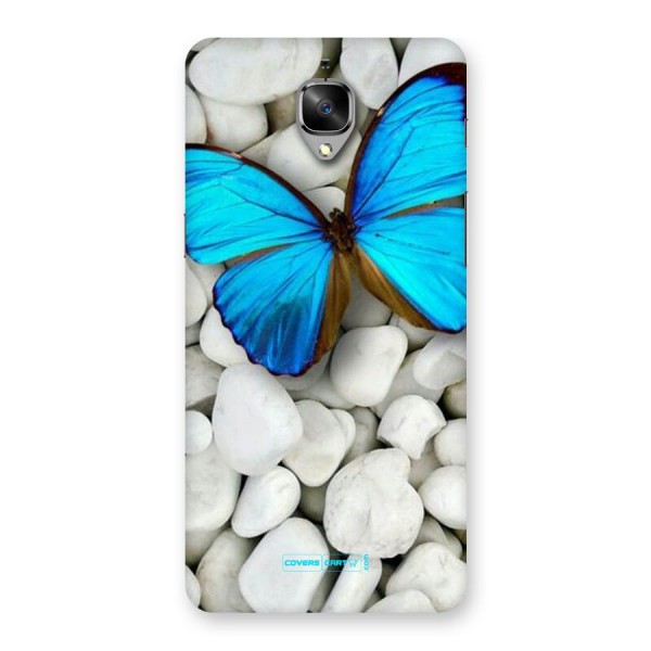 Blue Butterfly Back Case for OnePlus 3