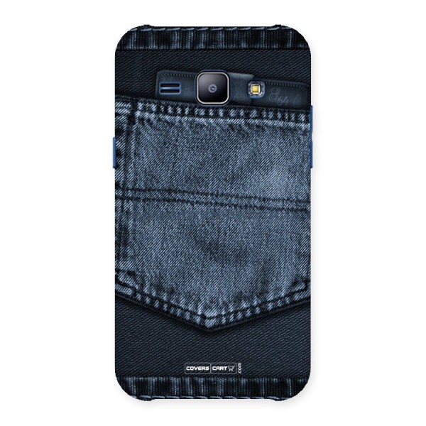 Blue Denim Back Case for Galaxy J1