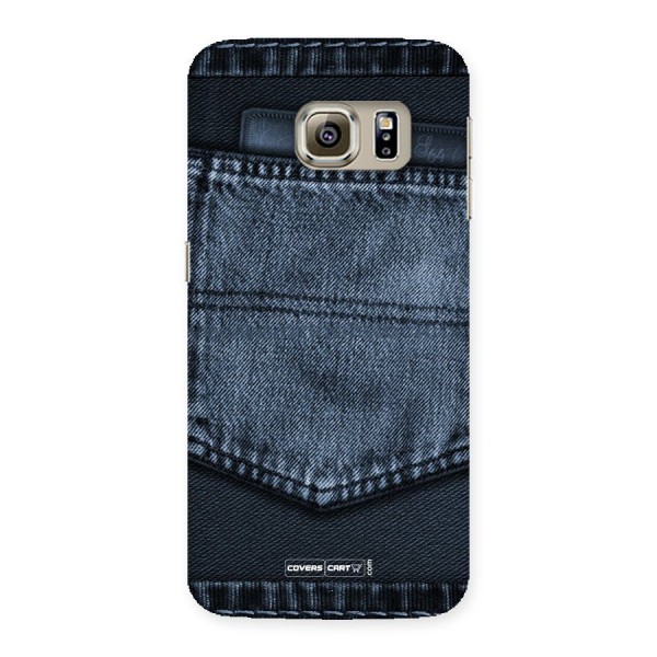 Blue Denim Back Case for Samsung Galaxy S6 Edge