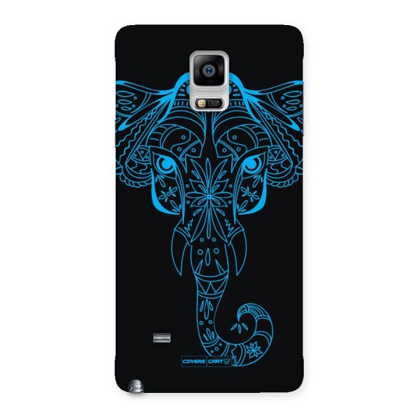 Blue Elephant Ethnic Back Case for Galaxy Note 4