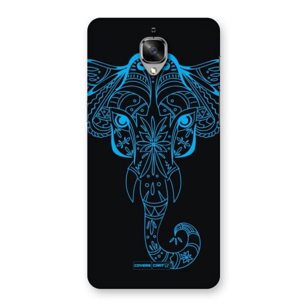 Blue Elephant Ethnic Back Case for OnePlus 3