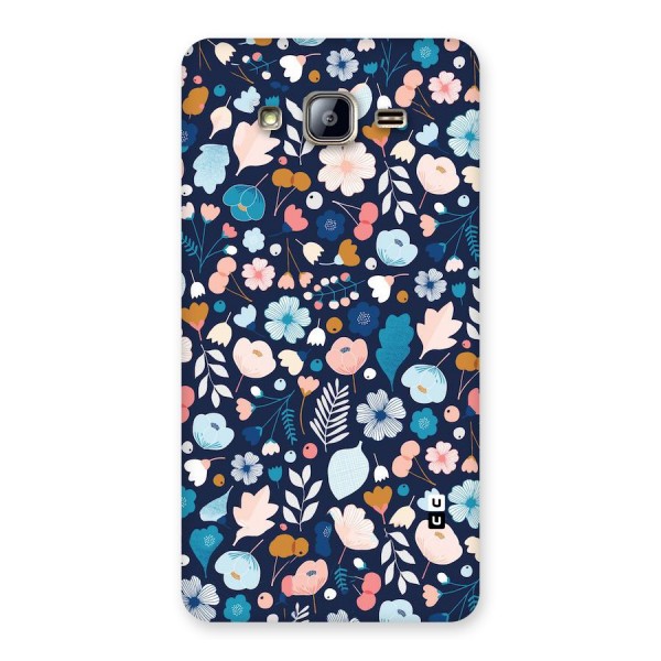 Blue Floral Back Case for Galaxy On5