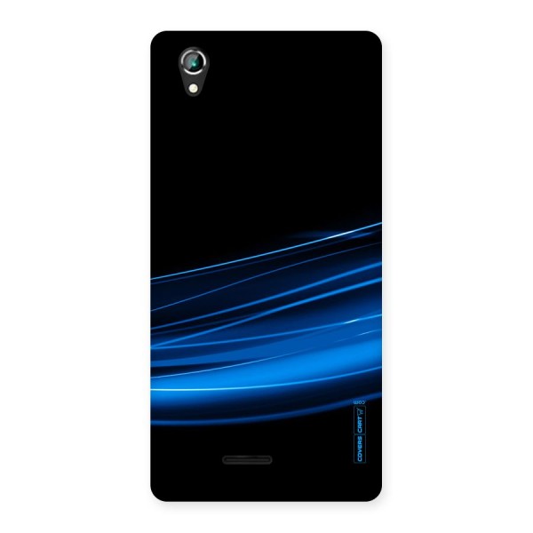 Blue Flow Back Case for Lava Iris 800