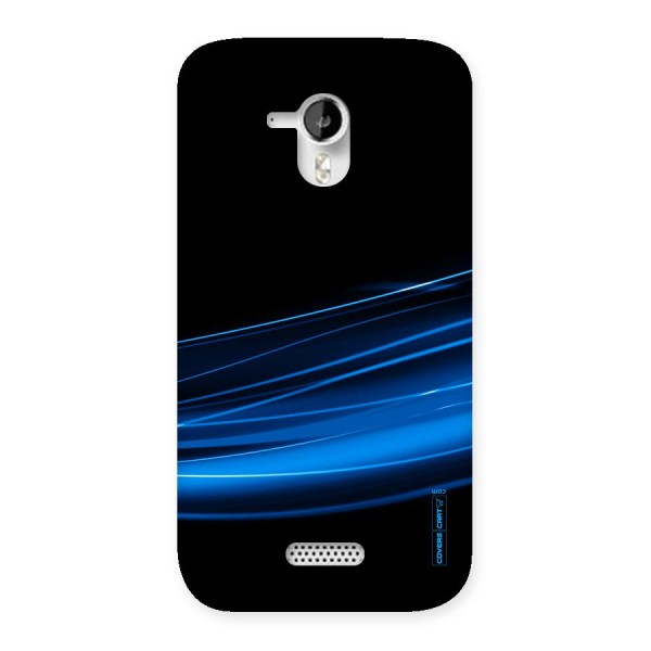 Blue Flow Back Case for Micromax Canvas HD A116