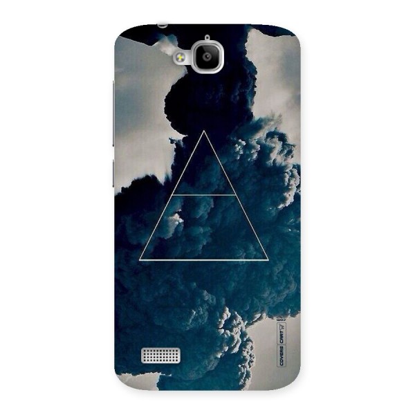 Blue Hue Smoke Back Case for Honor Holly