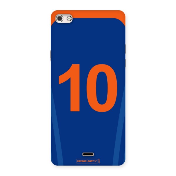Blue Jersey Back Case for Micromax Canvas Silver 5