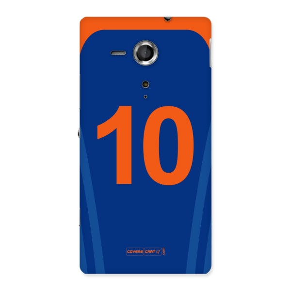 Blue Jersey Back Case for Sony Xperia SP