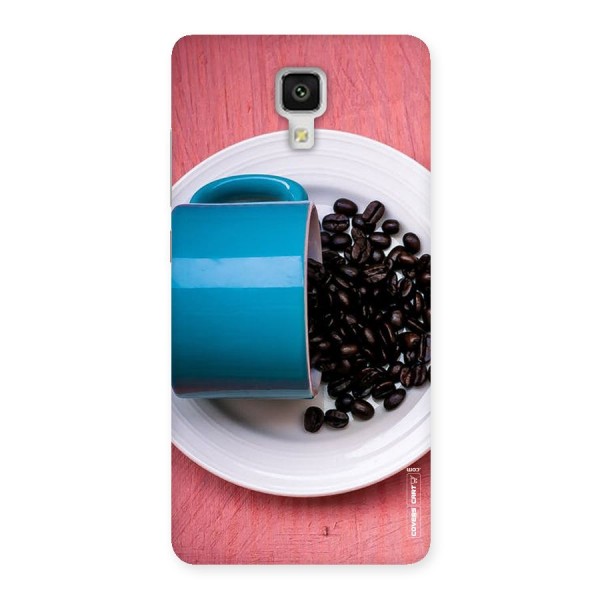 Blue Mug And Beans Back Case for Xiaomi Mi 4