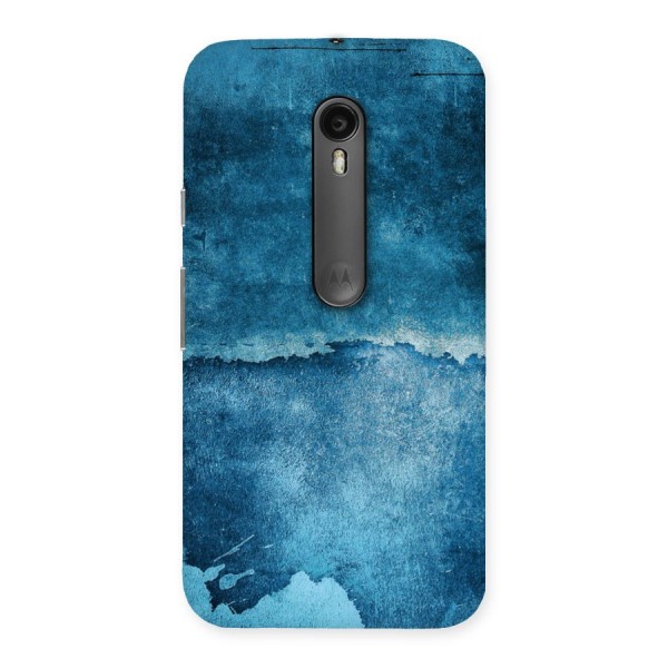 Blue Paint Wall Back Case for Moto G3