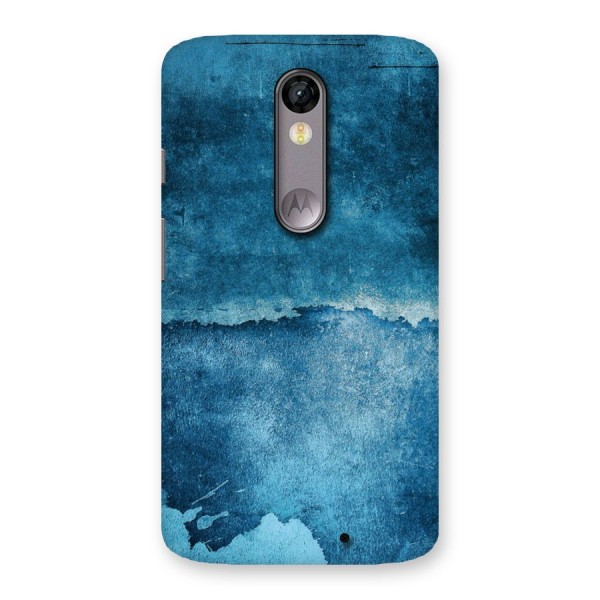Blue Paint Wall Back Case for Moto X Force