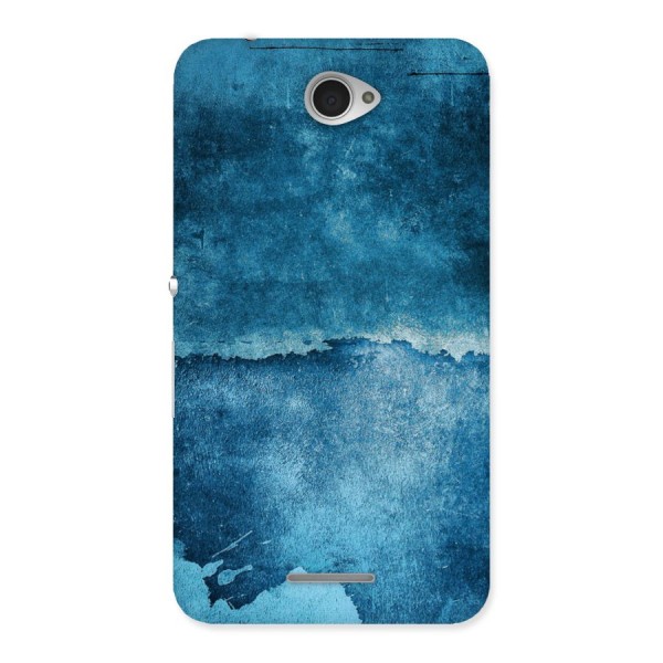 Blue Paint Wall Back Case for Sony Xperia E4