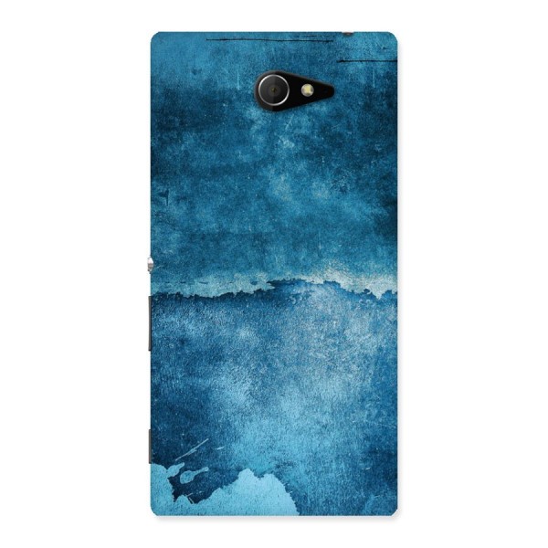 Blue Paint Wall Back Case for Sony Xperia M2