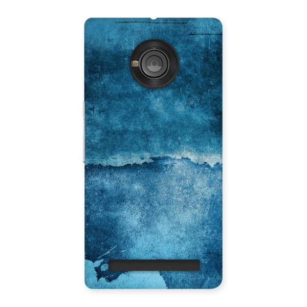 Blue Paint Wall Back Case for Yu Yunique