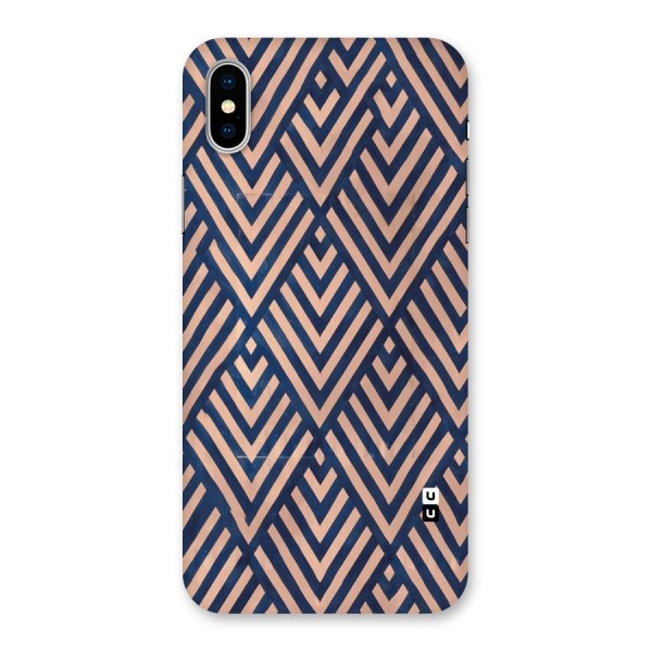 Blue Peach Back Case for iPhone X