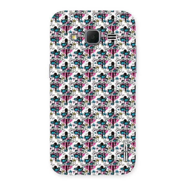 Blue Pink Pattern Back Case for Galaxy Core Prime