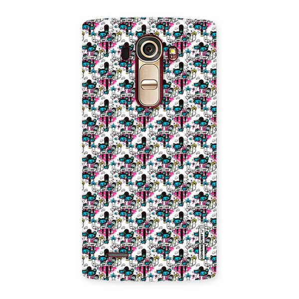Blue Pink Pattern Back Case for LG G4