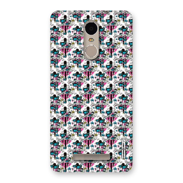 Blue Pink Pattern Back Case for Xiaomi Redmi Note 3