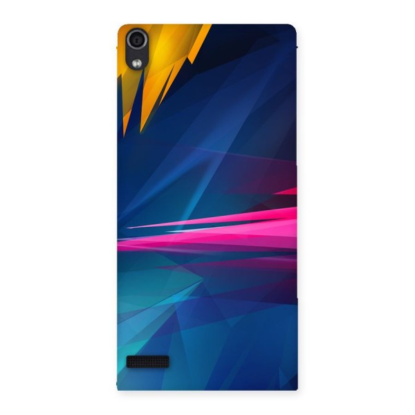 Blue Red Abstract Back Case for Ascend P6