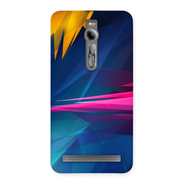 Blue Red Abstract Back Case for Asus Zenfone 2
