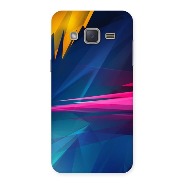 Blue Red Abstract Back Case for Galaxy J2