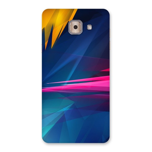 Blue Red Abstract Back Case for Galaxy J7 Max