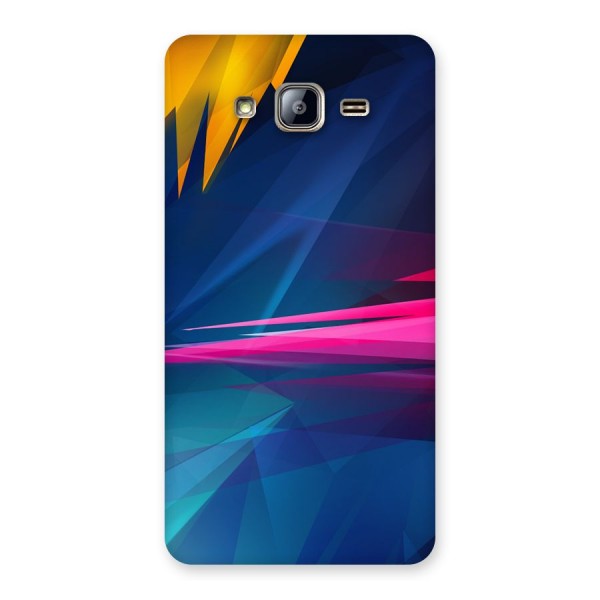 Blue Red Abstract Back Case for Galaxy On5
