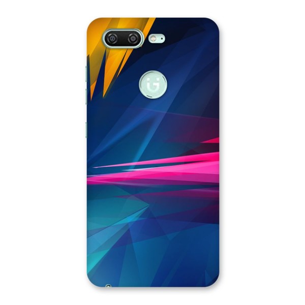 Blue Red Abstract Back Case for Gionee S10
