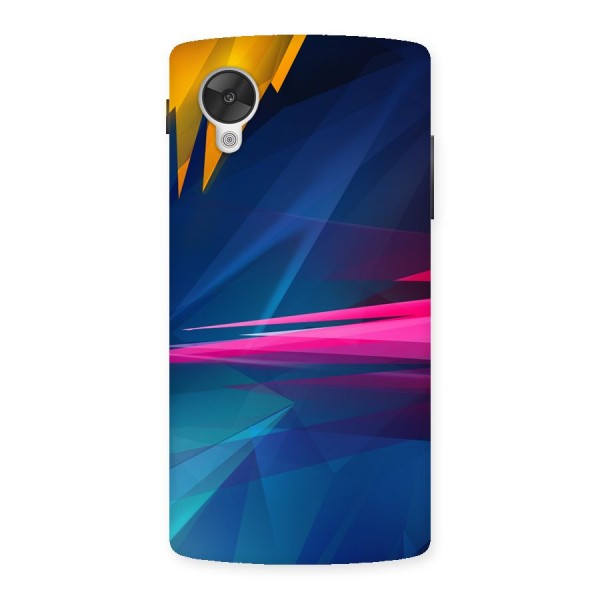 Blue Red Abstract Back Case for Google Nexsus 5