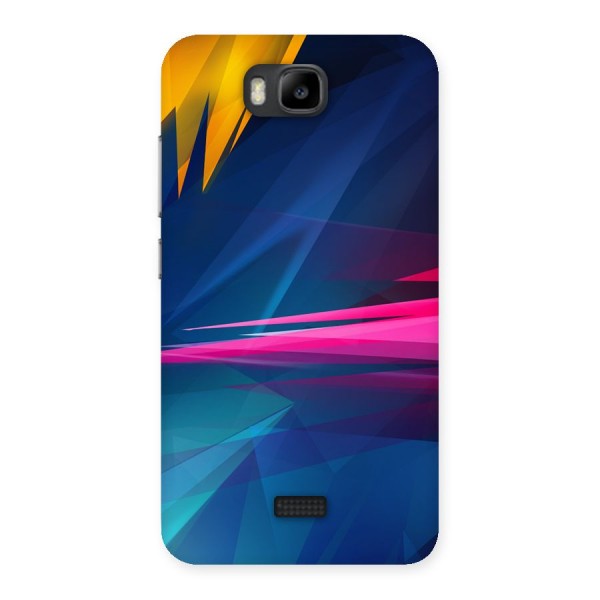 Blue Red Abstract Back Case for Honor Bee