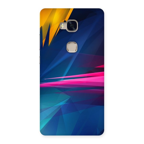 Blue Red Abstract Back Case for Huawei Honor 5X