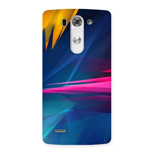 Blue Red Abstract Back Case for LG G3 Beat
