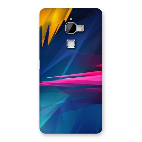 Blue Red Abstract Back Case for LeTv Le Max