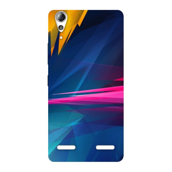 Blue Red Abstract Back Case for Lenovo A6000