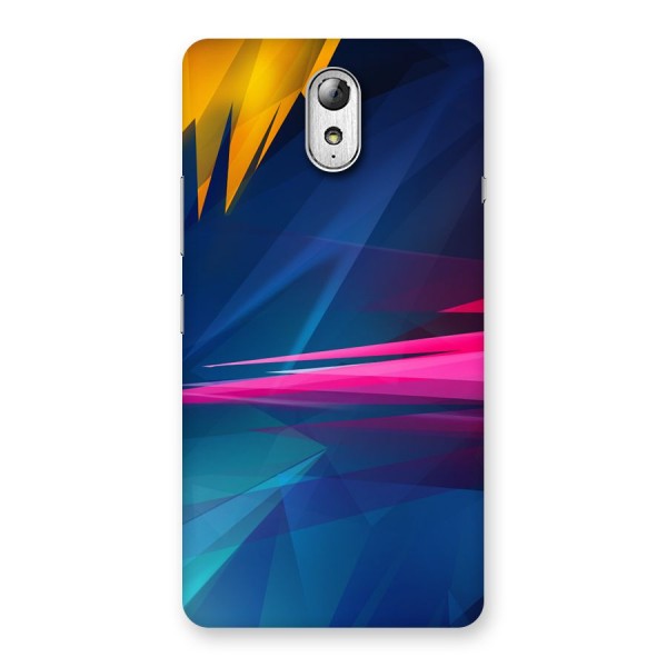 Blue Red Abstract Back Case for Lenovo Vibe P1M