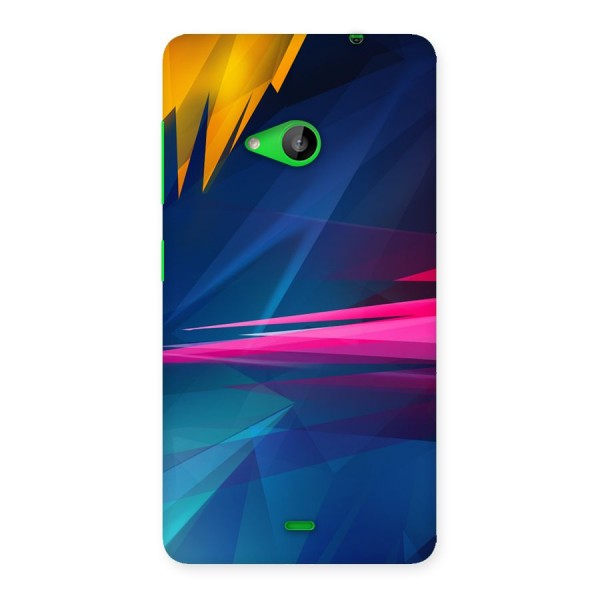 Blue Red Abstract Back Case for Lumia 535