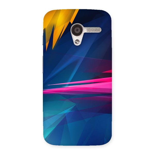 Blue Red Abstract Back Case for Moto X
