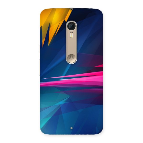 Blue Red Abstract Back Case for Motorola Moto X Style