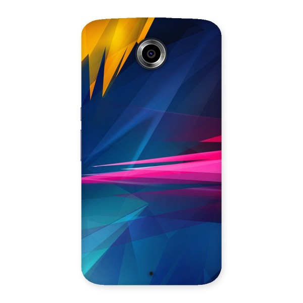 Blue Red Abstract Back Case for Nexsus 6