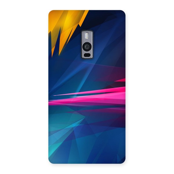 Blue Red Abstract Back Case for OnePlus Two