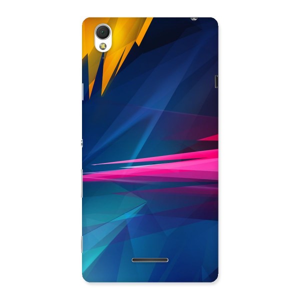Blue Red Abstract Back Case for Sony Xperia T3