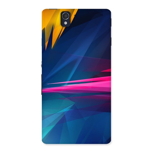 Blue Red Abstract Back Case for Sony Xperia Z