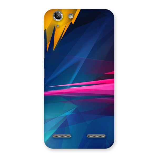 Blue Red Abstract Back Case for Vibe K5