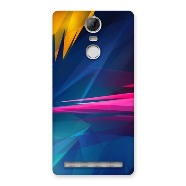 Blue Red Abstract Back Case for Vibe K5 Note