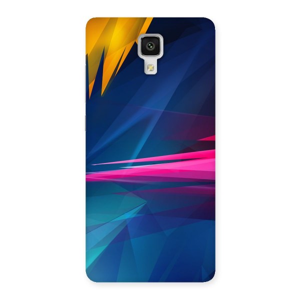 Blue Red Abstract Back Case for Xiaomi Mi 4
