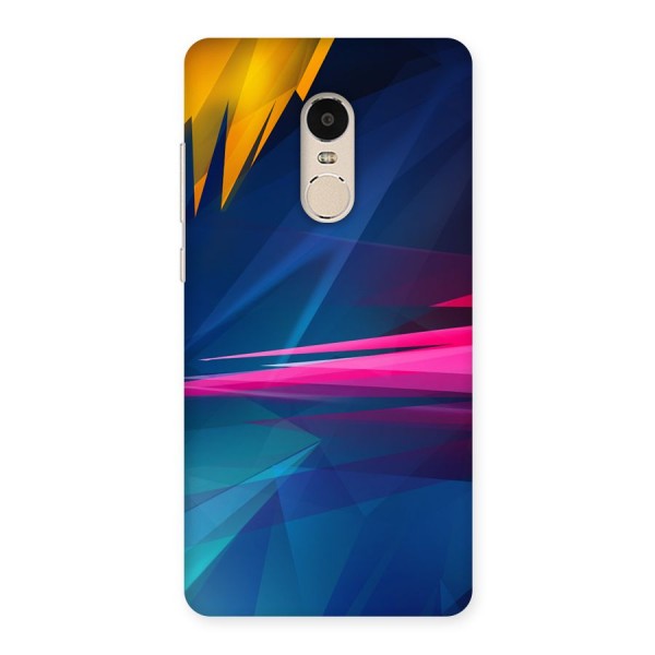 Blue Red Abstract Back Case for Xiaomi Redmi Note 4